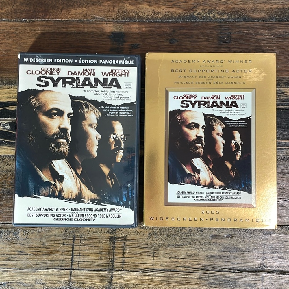 DVD Syriana with cardboard cover